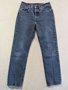 Levi's 501 Original Fit Jeans Women's 28 X 30 Blue Straight Leg